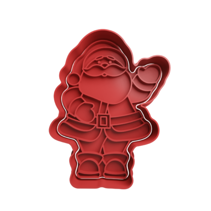 Santa Claus Cookie Cutter STL 7