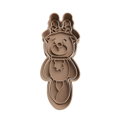Reindeer Cookie Cutter STL 10