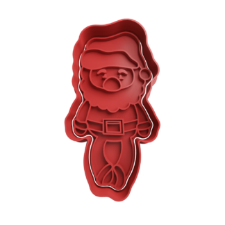 Santa Claus Cookie Cutter STL 5