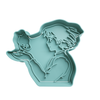 Sophie and Calcifer Cookie Cutter STL