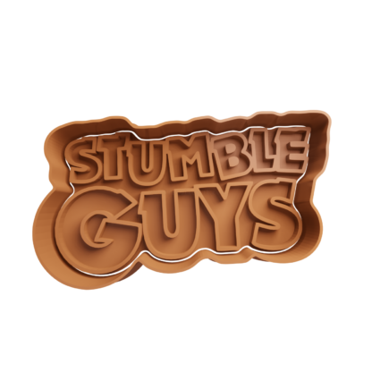 logo stumble guys copia cookie cutter stl