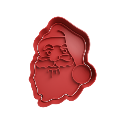 Santa Claus Cookie Cutter STL 8