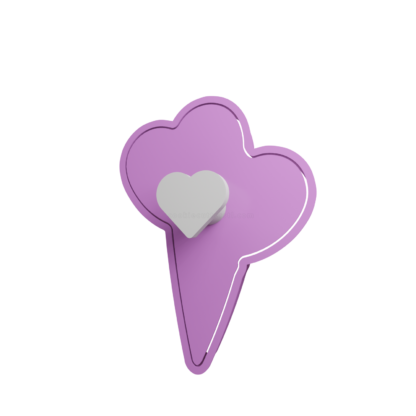 Heart Shaped Balloons Cookie Cutter STL