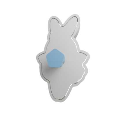 Bunny with Dress Cookie Cutter STL