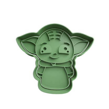 Grogu Baby Yoda Cookie Cutter STL 2 (Cookie Cutter STL Free)
