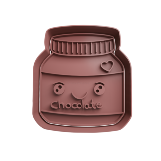Chocolate Jam Cookie Cutter STL