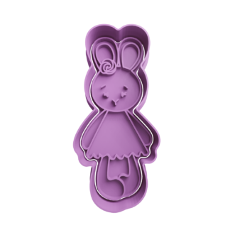 Bunny Cute Cookie Cutter STL