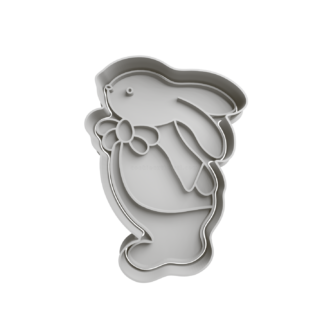 Easter Bunny Cookie Cutter STL 2