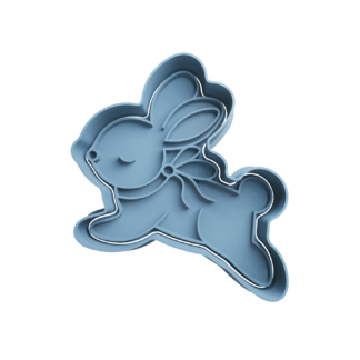 Easter Bunny Cookie Cutter STL 4