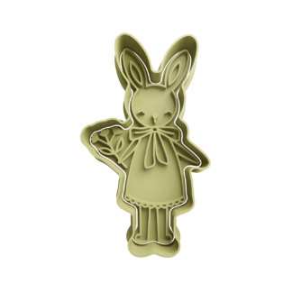 Easter Bunny Cookie Cutter STL 6