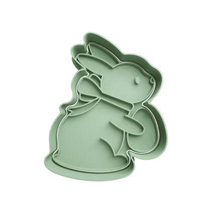 Easter Bunny Cookie Cutter STL 7