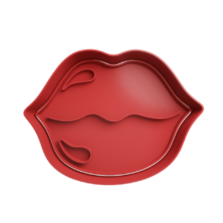 Lips Cookie Cutter STL 5