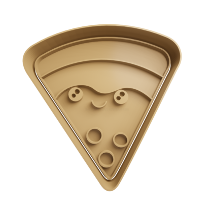 Pizza Cute Cookie Cutter STL