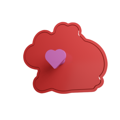 Little Guy with Hearts Cookie Cutter STL