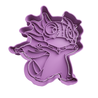 Super Axolotl Cookie Cutter STL