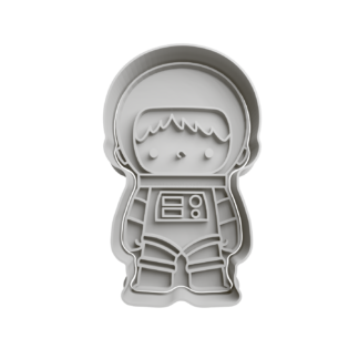 Astronaut Cookie Cutter STL 4