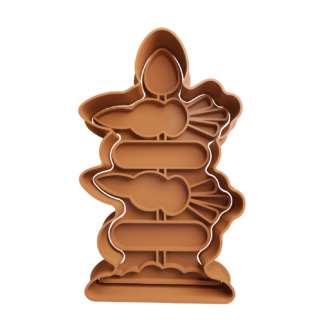 Road Sign Easter Cookie Cutter STL