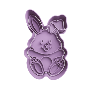Easter Bunny Cookie Cutter STL 26