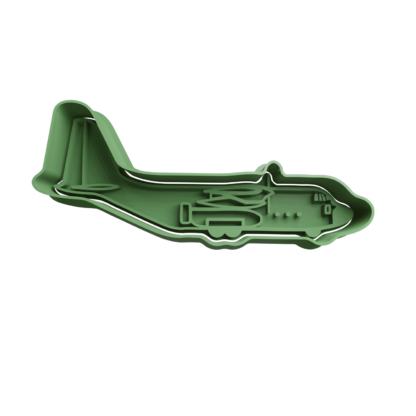 Plane C130 Hercules Cookie Cutter STL