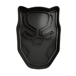 Black Panther Helmet Cookie Cutter STL