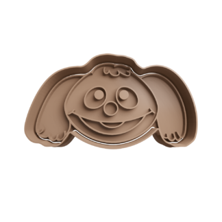 Rowlf the Dog Cookie Cutter STL