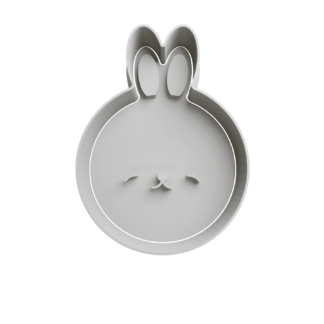 Bunny Cookie Cutter STL 3
