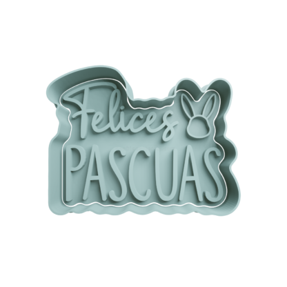 Felices Pascuas Cookie Cutter STL