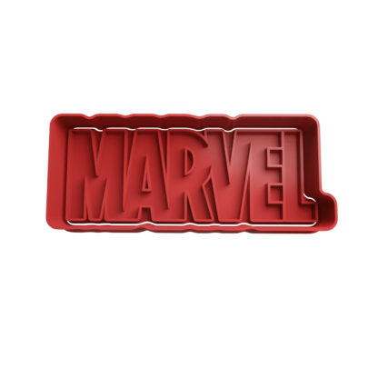 Marvel Logo Cookie Cutter STL