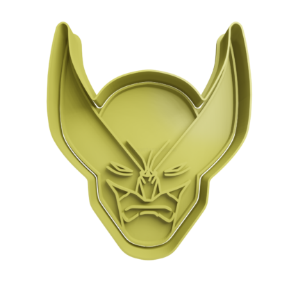 Wolverine Head Cookie Cutter STL