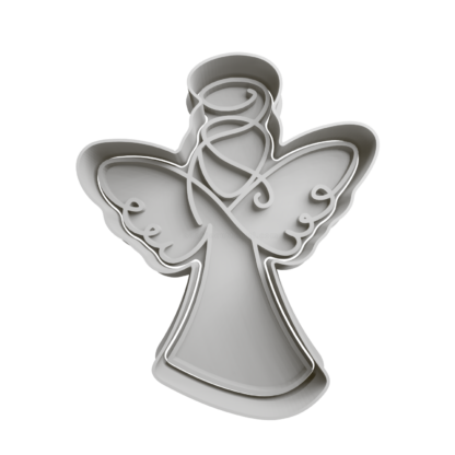 Angel Cookie Cutter STL 4