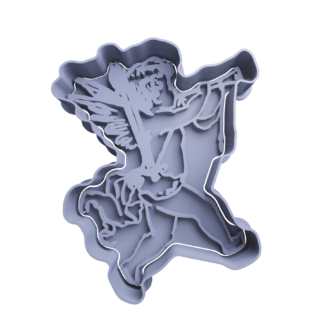 Angel Cookie Cutter STL 6