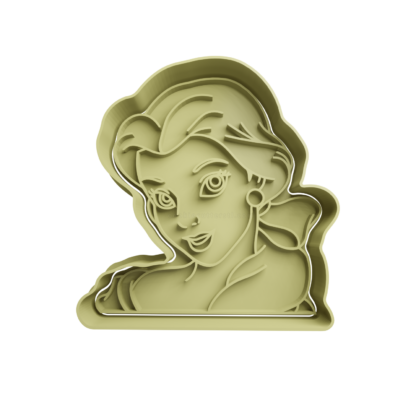 Belle Cookie Cutter STL