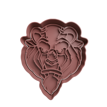 Beast Head Cookie Cutter STL