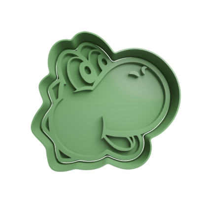 Yoshi Head Cookie Cutter STL 2