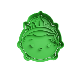 Tiana Tsum Tsum Cookie Cutter STL