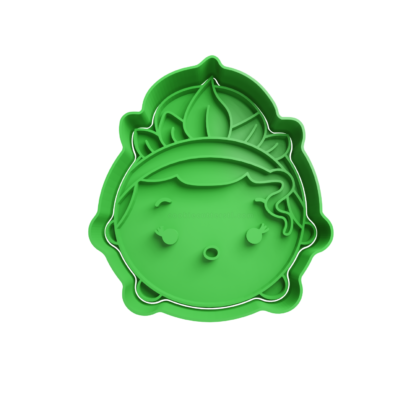 Tiana Tsum Tsum Cookie Cutter STL