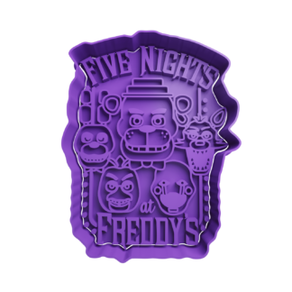 Five Nights at Freddy’s Logo Cookie Cutter STL