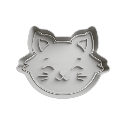 Cat Head Cookie Cutter STL