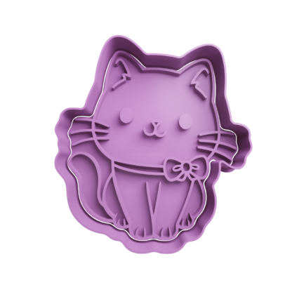 Kitty Cookie Cutter STL