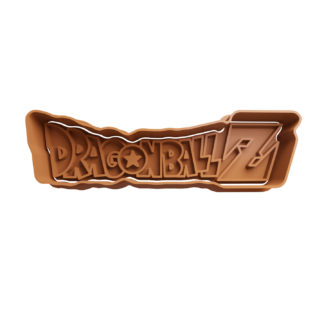 Dragon Ball Z Logo Cookie Cutter STL