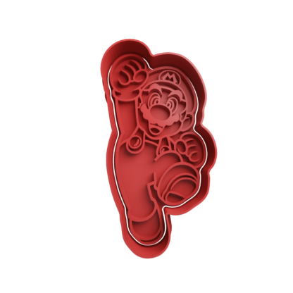 Mario Bros Cookie Cutter STL 3