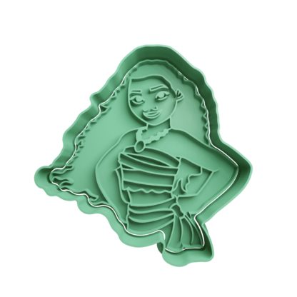 Moana Cookie Cutter STL 2