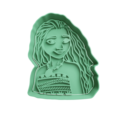 Moana Cookie Cutter STL