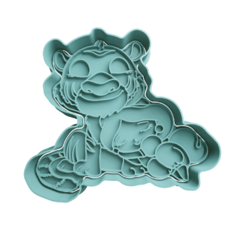 Jazmin Cute Cookie Cutter STL