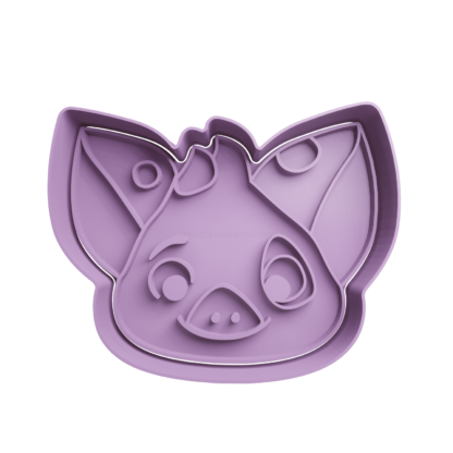 Pua Head Cookie Cutter STL