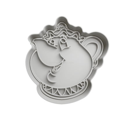 Mrs. Potts Cookie Cutter STL