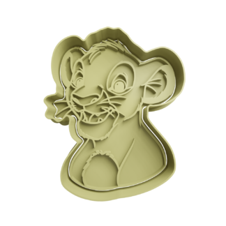 Simba Cookie Cutter STL 4