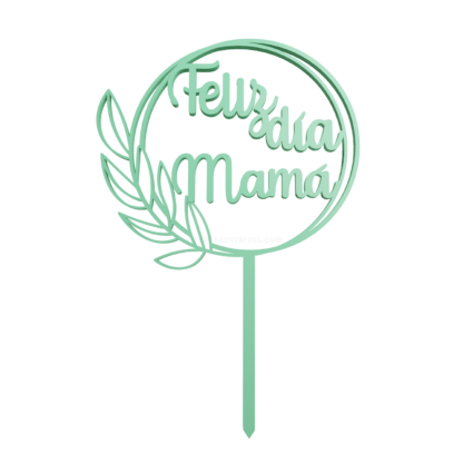 Feliz Día Mamá Topper Cupcake STL