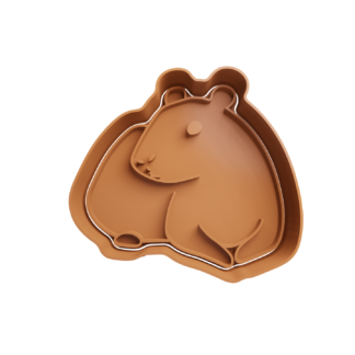 Capybara Cookie Cutter STL 5