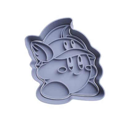 Kirby with Helmet Cookie Cutter STL
